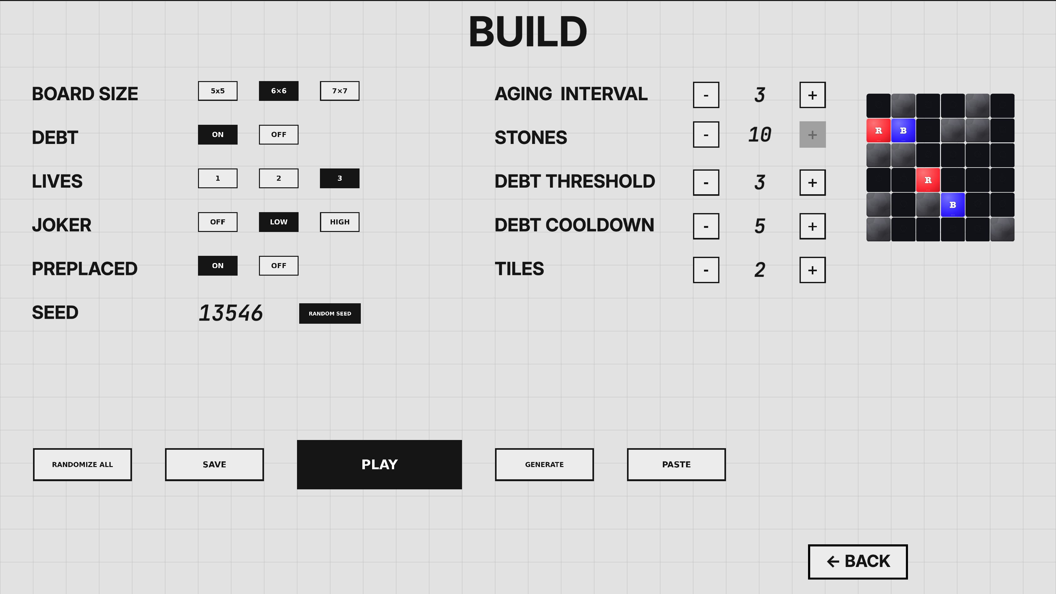Build Mode